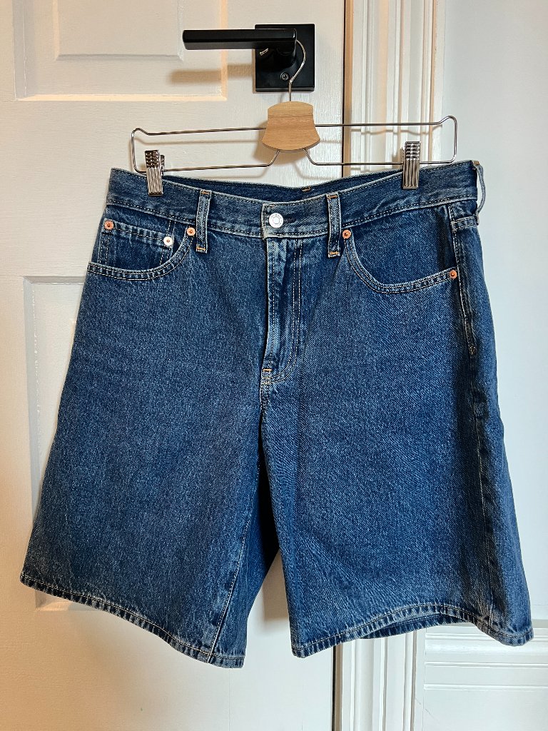 Gap 11" Mid Rise Longline Denim Bermuda Shorts (29 Petite)